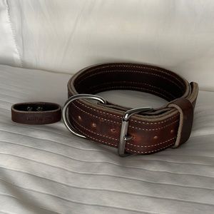 Host Picks -2” Agitation Collar Leerburg Amish Handmade leather